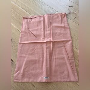 Miu Miu Pink Dust Bag 15 x 20”